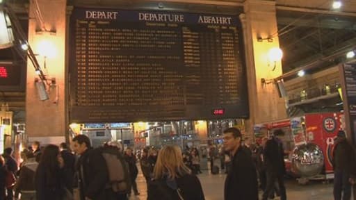 Gare du nord, la tension était palpable mercredi soir