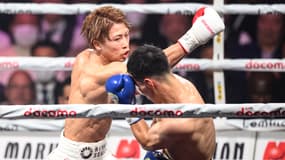 Naoya Inoue face à Kin Ye-joon, à Tokyo, le 24 janvier 2025 