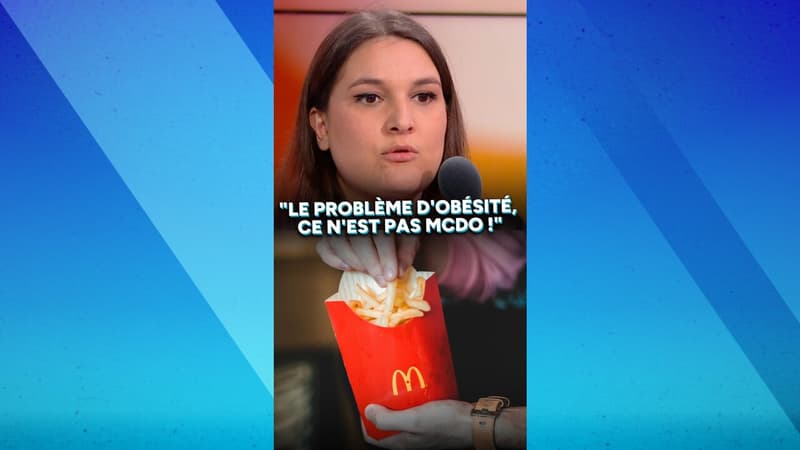 "Le problème d'obésité, ce n'est pas McDo !"