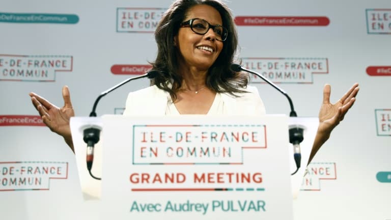 Audrey Pulvar le 16 juin 2021 à Paris