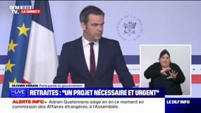 Retraites: Olivier Véran affirme que le projet de réforme n'est "ni éclair, ni brutal, ni antisocial"