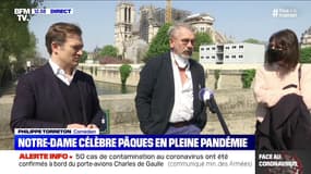 Philippe Torreton, comédien: "Plein de pensées me traversaient" pendant la cérémonie à Notre-Dame