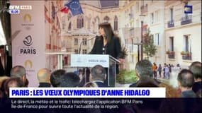 Paris: les voeux olympiques d'Anne Hidalgo