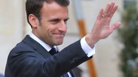 Emmanuel Macron à l'Élysée le 12 avril 2019