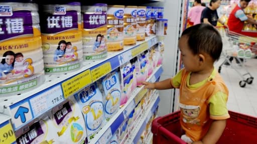 Le chinois Biostime fait appel à des producteurs de lait en poudre européens pour garner les rayons des supermarchés.