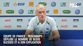Équipe de France : Deschamps déplore le nombre de Bleus blessés et a son explication
