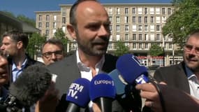 Edouard Philippe après sa démission de la mairie du Havre, le 20 mai 2017.