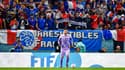 Hugo Lloris devant des supporters des Bleus pendant le Mondial 2022 au Qatar