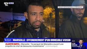 Effondrement à Marseille: sous le choc, les riverains témoignent d'une violente "détonation"