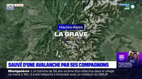 Hautes-Alpes: un skieur enseveli par une avalanche, sauvé par ses compagnons à La Grave