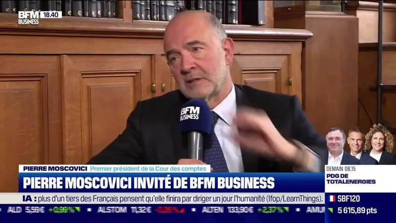DIRECT: Pierre Moscovici, président de la Cour des comptes, est l'invité de BFM Business