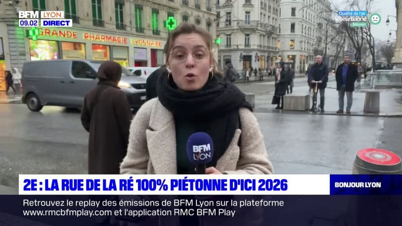 Lyon: Grégory Doucet annonce la piétonnisation de la rue de la Ré en 2026