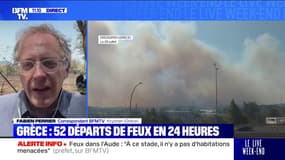 Grèce: 52 départs de feu répertoriés en 24 heures 