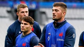 Antoine Dupont et Grégory Alldritt avec le XV de France 