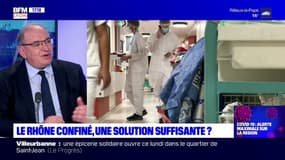 Les hôpitaux du Rhône "n'étaient pas prêt à faire face à une telle situation" selon Bernard Perrut, député du Rhône