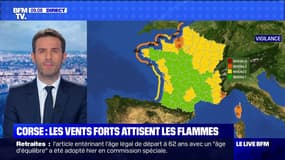 Corse: les vents forts attisent les flammes - 11/02