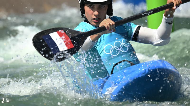 Angèle Hug aux JO de Paris 2024.