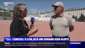 Canicule: "Les périodes de grandes chaleurs sont dangereuses pour les personnes en grande précarité", explique Raimond Schmidt (bénévole à la Croix Rouge du Rhône)