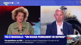 Incendies à Marseille: "On reste en vigilance extrême", explique Mickaël Biberon, porte-parole de l'UNSA sapeurs-pompiers