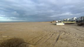 La plage de Berck en novembre 2013