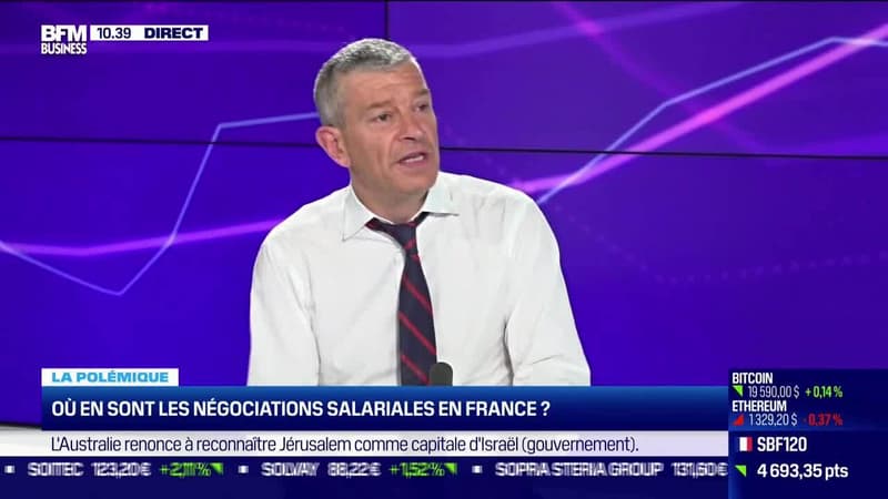 Nicolas Doze : Où en sont les négociations salariales en France ? - 18/10