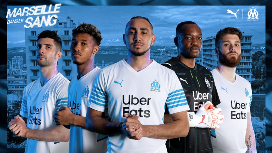 Le nouveau maillot de l'OM