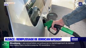 Carburants: le remplissage de jerricans et bidons interdit en Alsace
