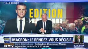 Rendez-vous décisif à 20 heures pour Emmanuel Macron
