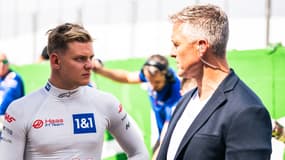 Mick Schumacher avec son oncle Ralf lors du GP de Sao Paulo, le 13 novembre 2022