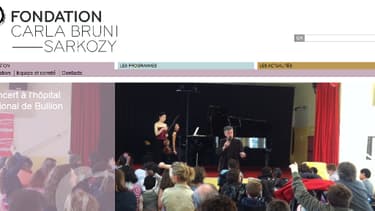 Le site Internet de la fondation Carla Bruni-Sarkozy.