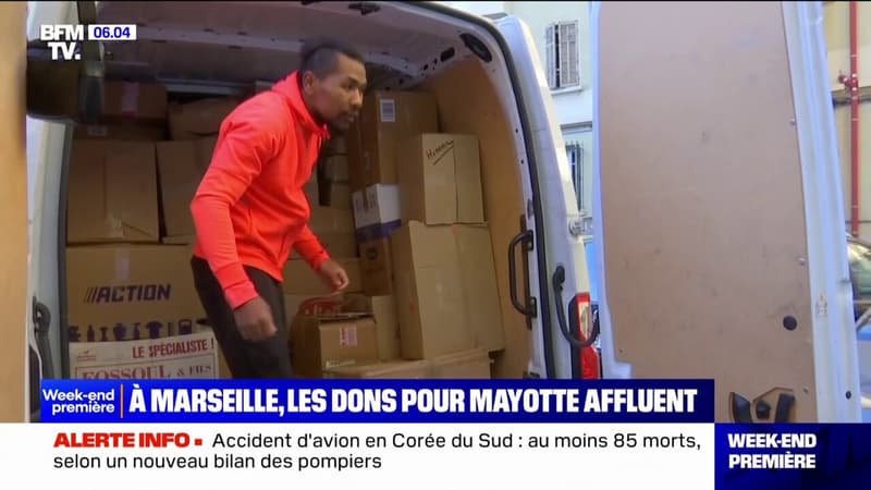 Mayotte: à Marseille, les dons affluent pour venir en aide aux sinistrés