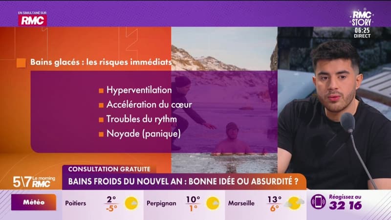 Consultation gratuite - Les bains glacés du Nouvel An : bonne ou mauvaise idée ?