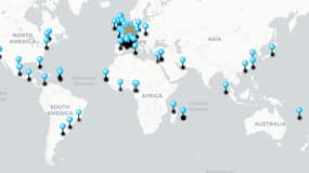 La carte de l'OM