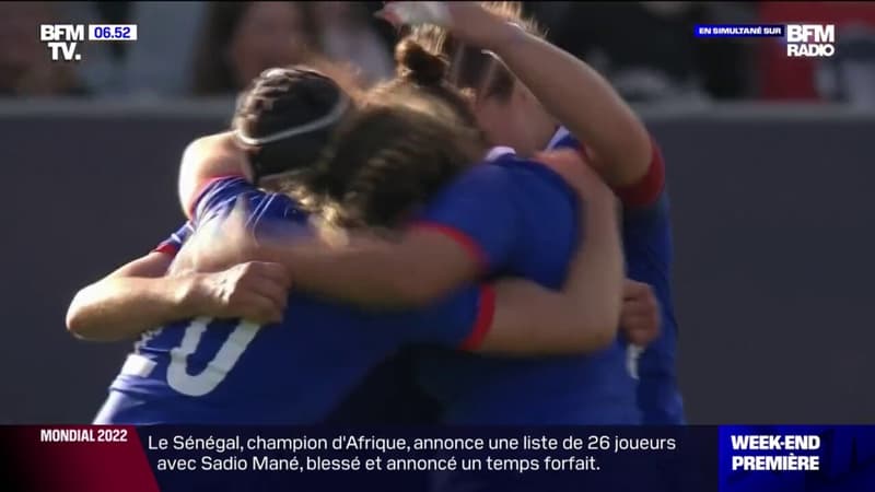 Mondial féminin de rugby: la France prend la médaille de bronze en écrasant le Canada (36-0)