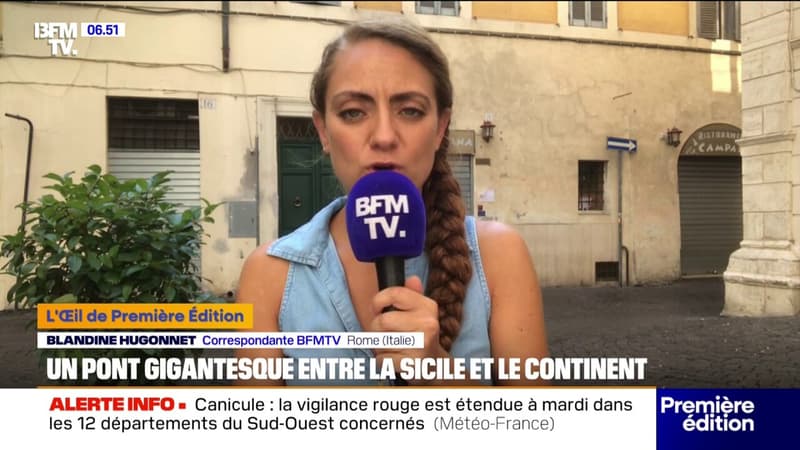 Le plus grand pont suspendu au monde: L'Italie valide la construction d'un viaduc reliant le continent à la Sicile