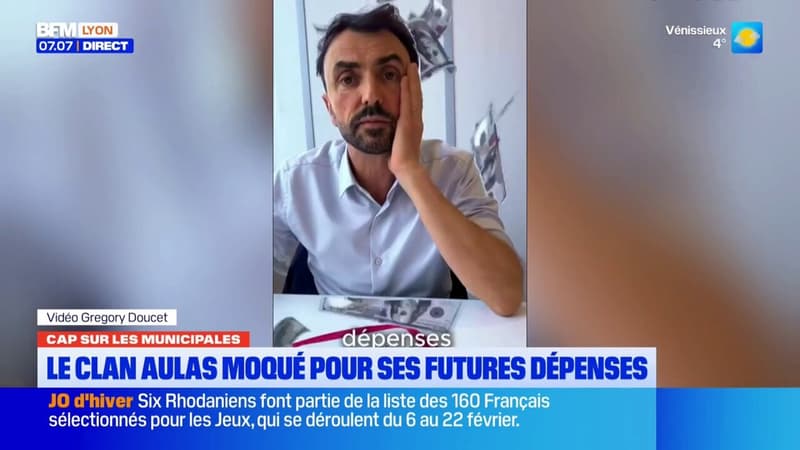 Municipales à Lyon : le camp d'Aulas moqué pour ses futures dépenses