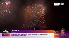 À Paris, un spectacle de drones accompagné d'un feu d'artifice pour le 14-Juillet