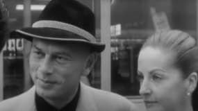 Yul Brynner et Doris Kleiner en 1965 à Hollywood