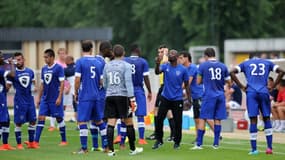 Claude Makelele et le groupe bastiais