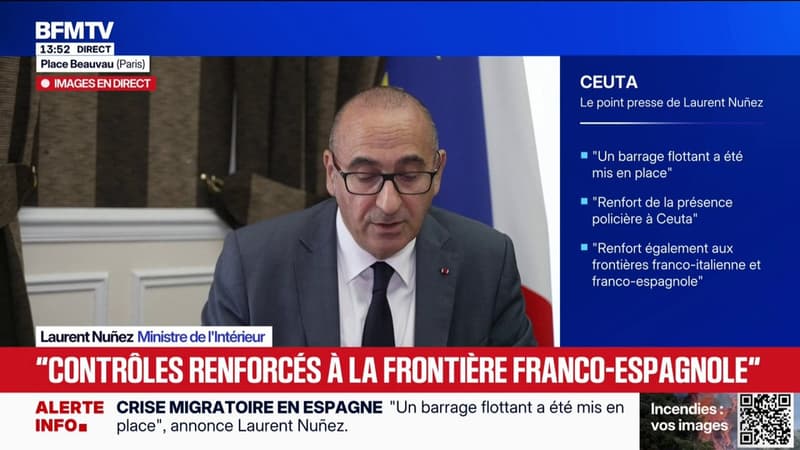 Crise migratoire: Depuis le début de l'année, "le nombre de traversées de la Manche réussies a été de 160, il était de 413 à la même période", précise le ministre de l'Intérieur, Laurent Nuñez
