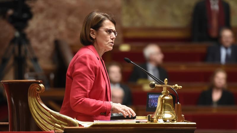 Laurence Dumont a présidé mardi après-midi la séance de questions au gouvernement.