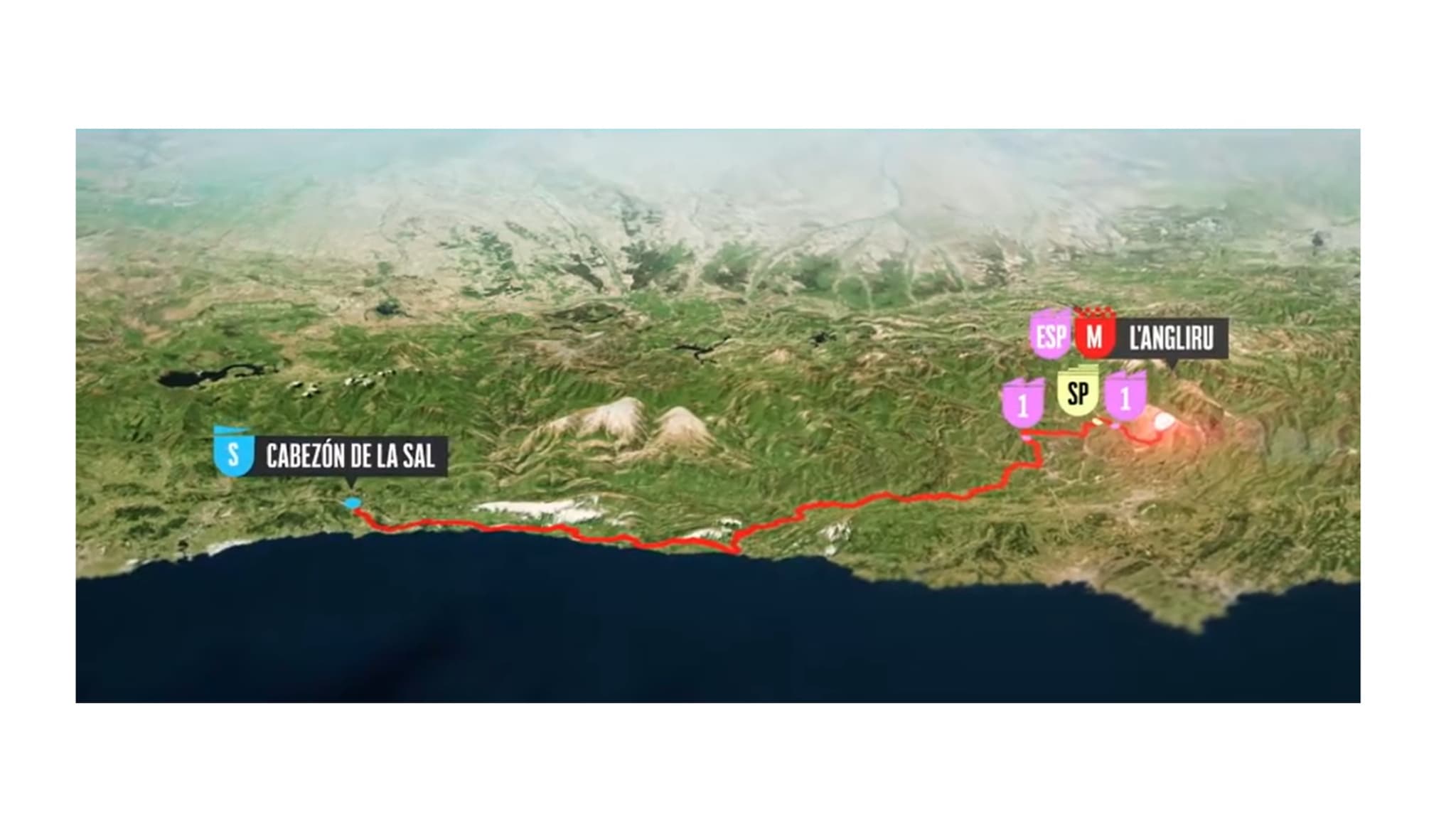 Le parcours de la 13e étape du Tour d'Espagne, le 5 septembre 2025