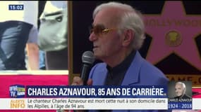 "Je garde en mémoire un grand éclat de rire", Michel Leeb raconte la dernière après-midi de Charles Aznavour et partagée ensemble