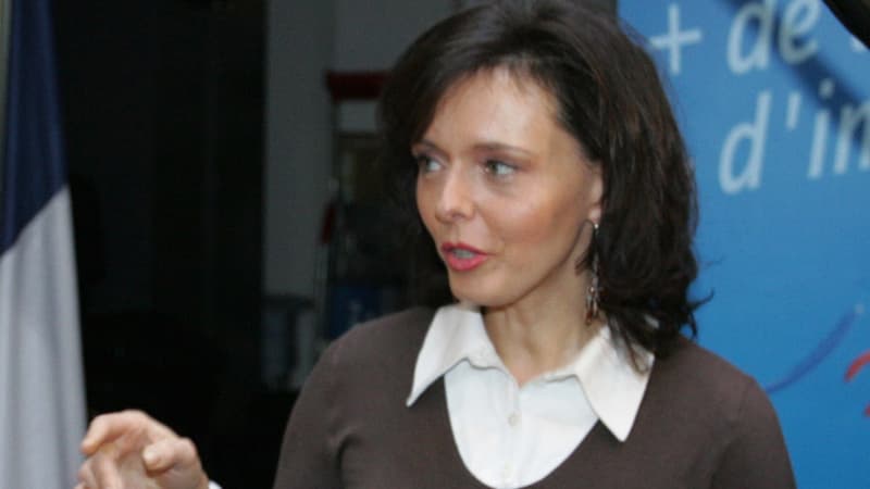 Isabelle Muller, en 2007 lorsqu'elle était l'attachée de presse de Philippe de Villiers. 