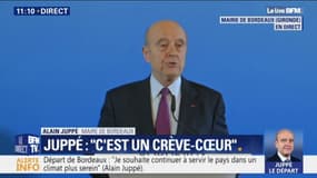 Juppé quittant Bordeaux: "Nous ne sommes pas en monarchie, il ne me revient pas de désigner un dauphin"