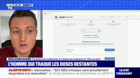 Vaccination: Guillaume Rozier rapporte que 327.000 créneaux sont actuellement disponibles sur "Vite ma dose"