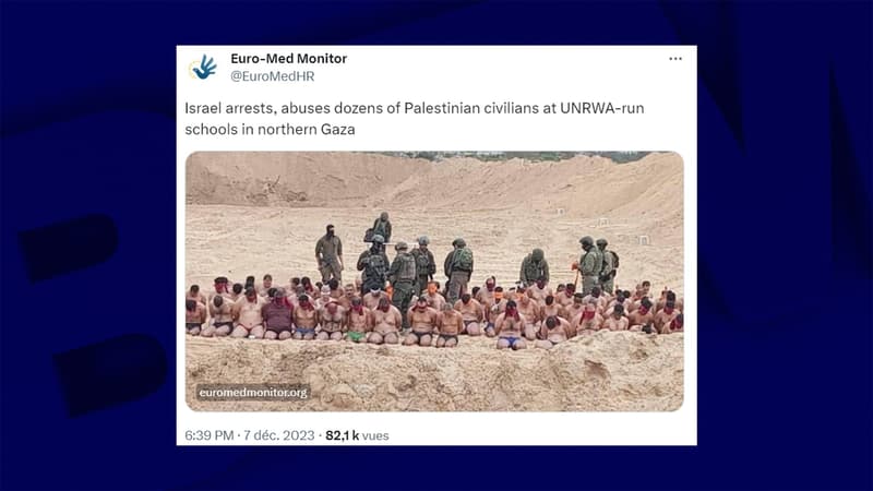 Gaza: Israël dit enquêter après la diffusion d'images de Palestiniens menottés en sous-vêtements