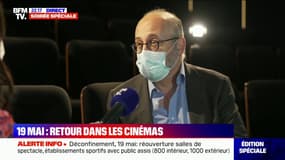 Marc-Olivier Sebbag (Fédération nationale du cinéma français) explique le dispositif sanitaire qui sera mis en place dans les salles obscures