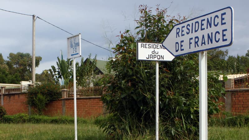 Quartier de l'Ambassade de France à Antananarivo, à Madagascar.