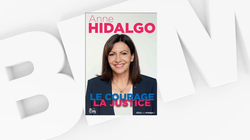 Première affiche de campagne d'Anne Hidalgo